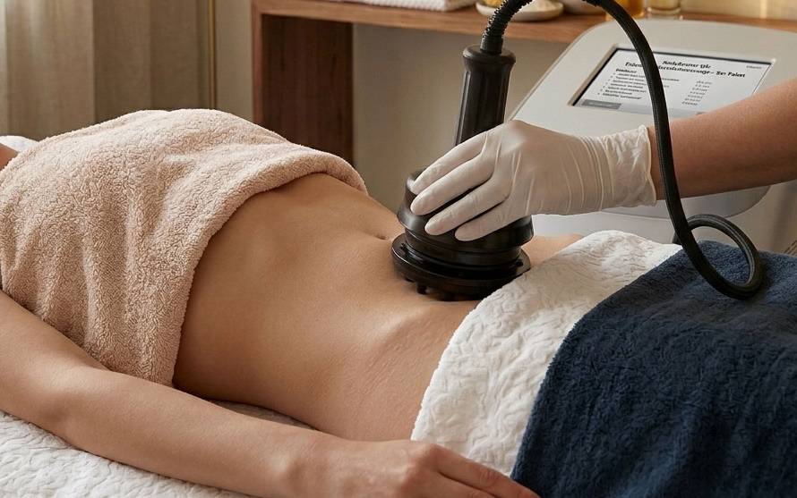 Professionelle Bodyformer G5 Vibrationsmassage zur Hautstraffung bei Epitime Cologne.
