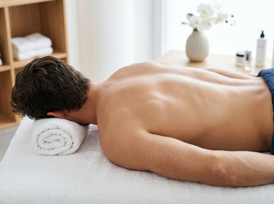 Professionelle Epilation des Rückens für eine langanhaltend glatte Hautoberfläche bei Epitime Cologne.